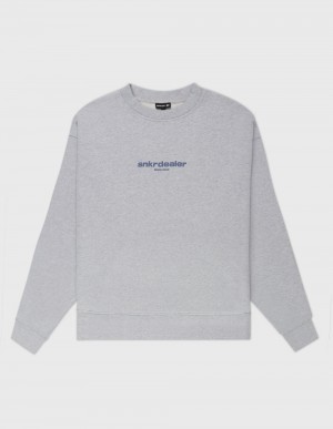 Sudadera con Capucha Coolway STRAIGHT CREWNECK Grises | SE4356081