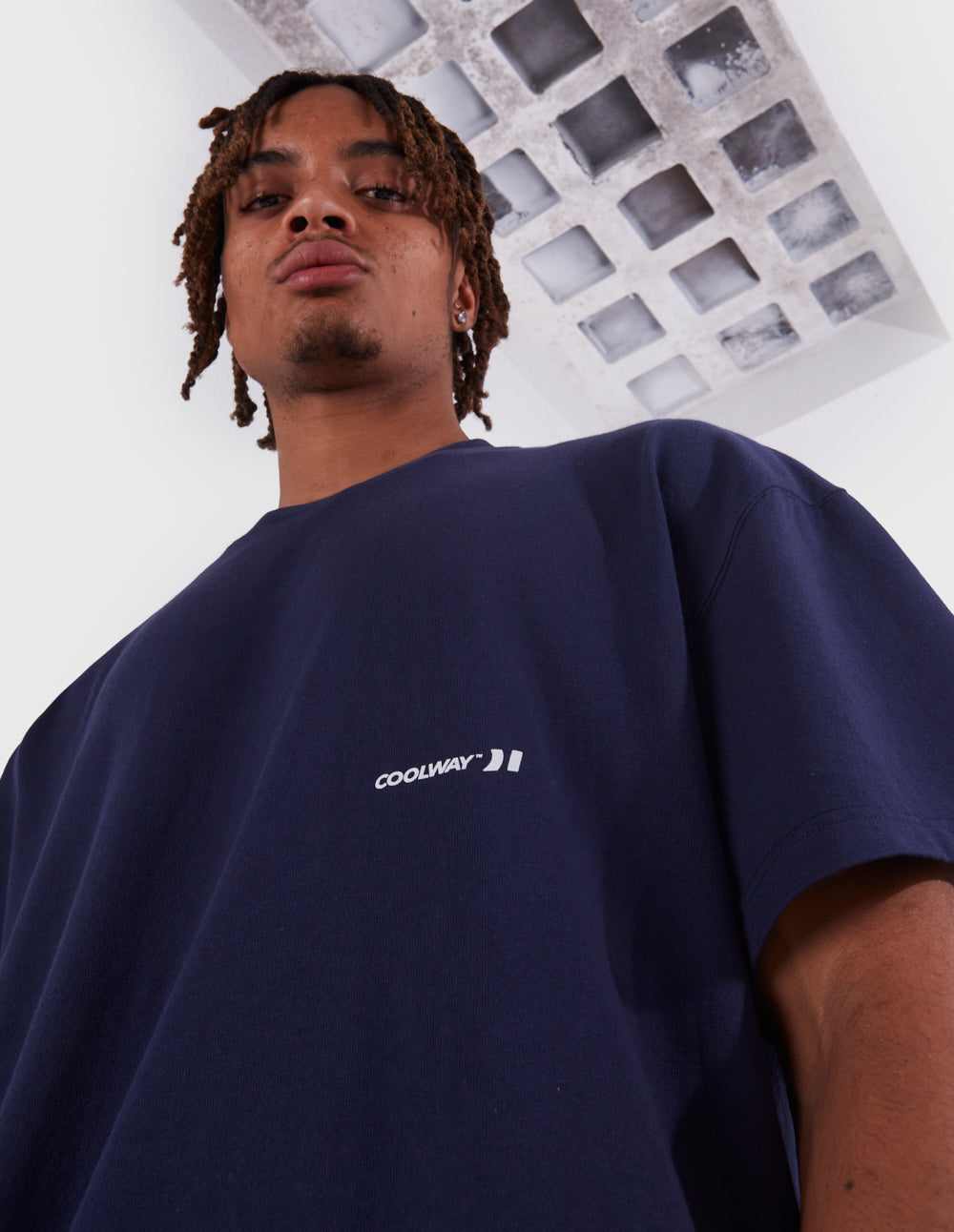 Camiseta Coolway SNKR Azul Marino | CY1235946