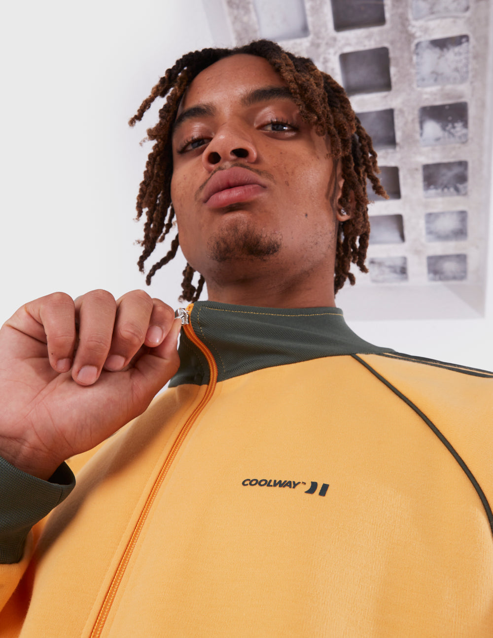 Sudadera con Capucha Coolway MUSTARD TRACK Moutarde Amarillos | FP8046571