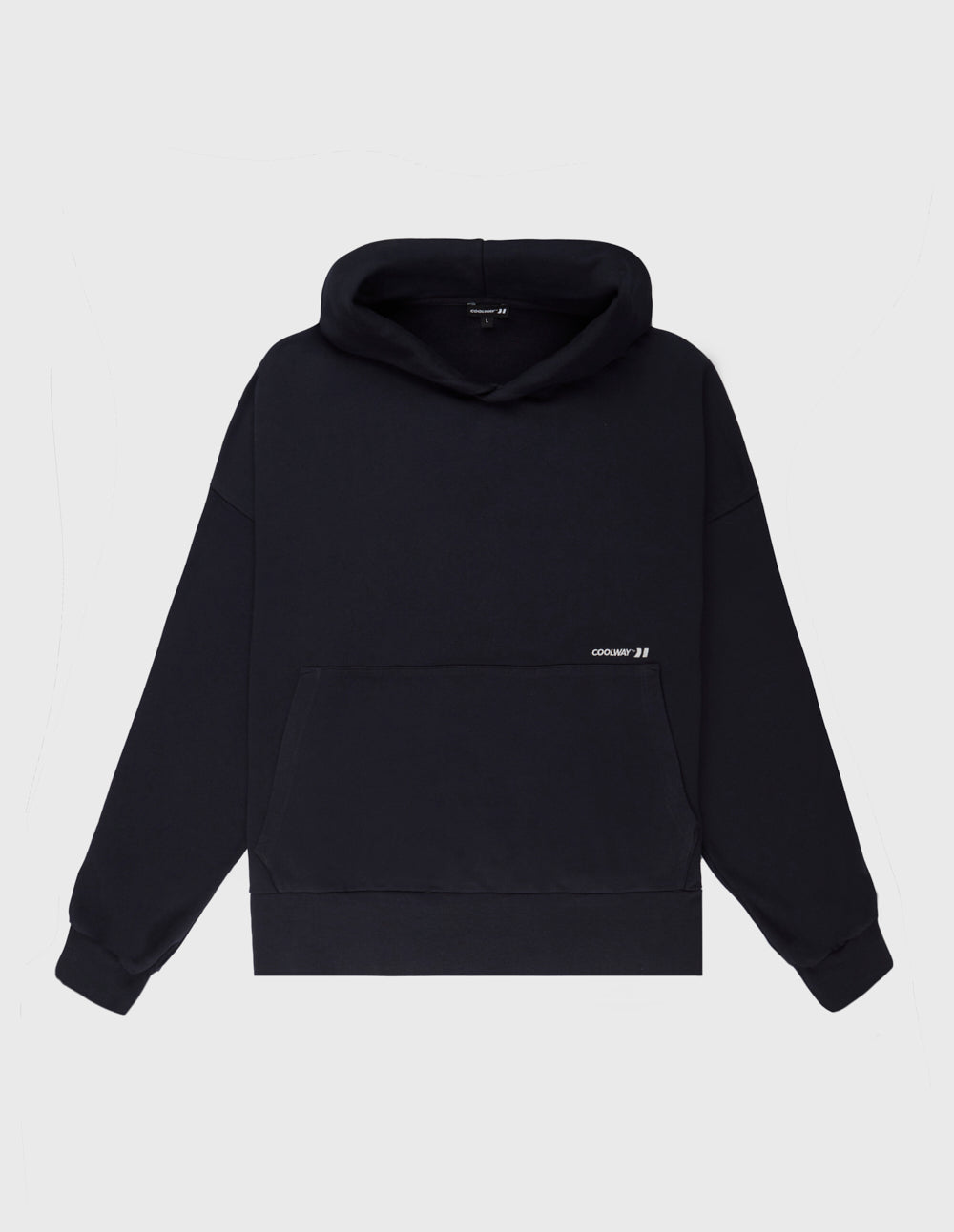 Sudadera con Capucha Coolway ROOMY Negros | MR7546190