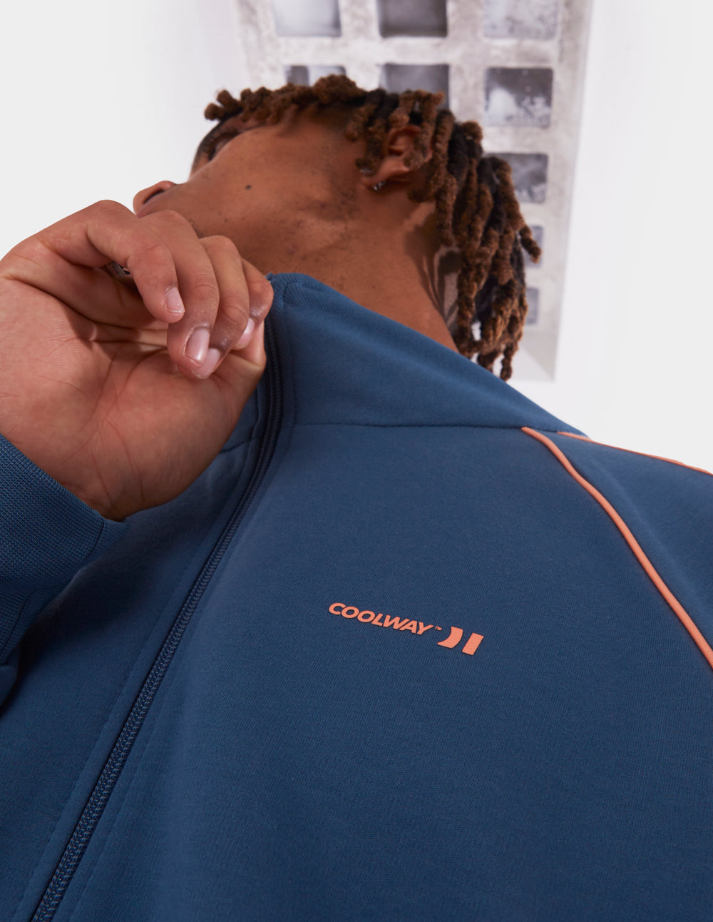 Sudadera con Capucha Coolway TRACK Azules Azules | QM8576410