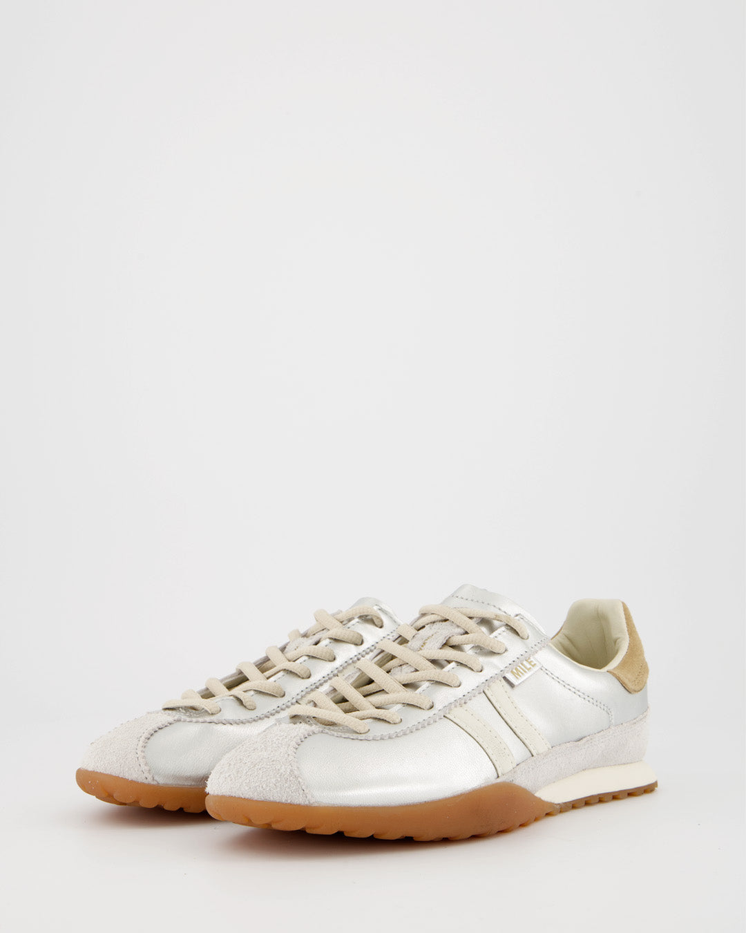 Tenis Coolway MILE LEATHER Plateados | OC2460731